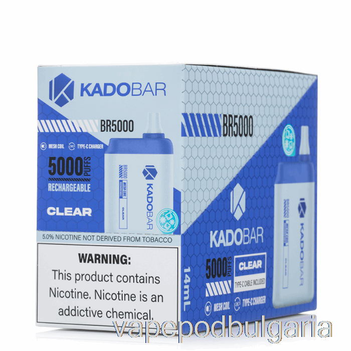 Vape Течности [5-pack] Kado Bar Br5000 за еднократна употреба